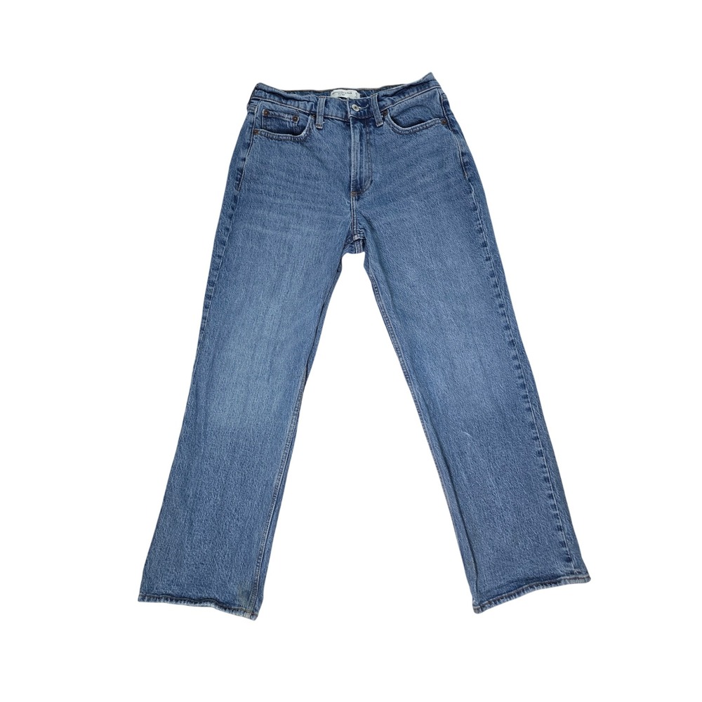 Abercrombie & Fitch Curve Love The Baggy Low Rise Jeans Blue 26/2S